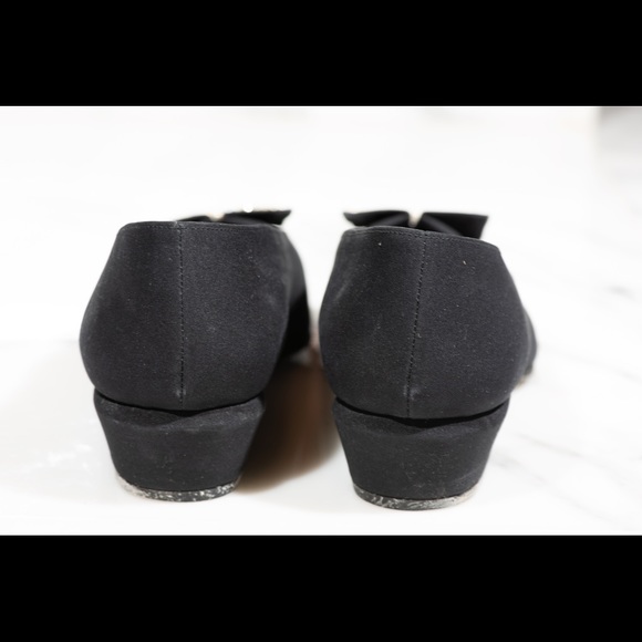 Vintage Charles Jourdan FRENCH Rhinestone Pumps - Picture 4 of 10